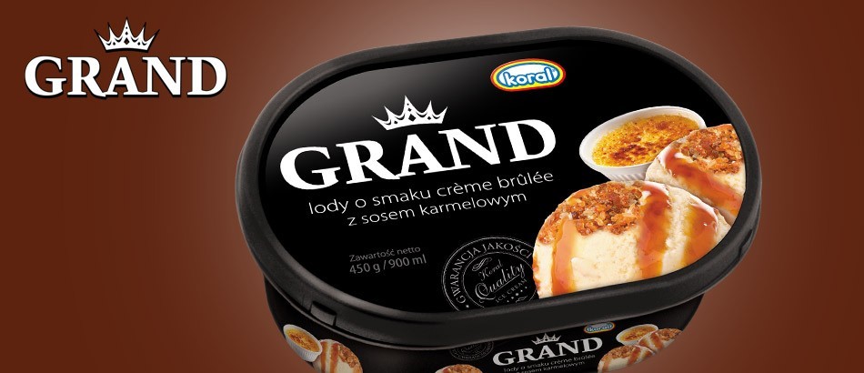 Creme brulee with caramel sauce